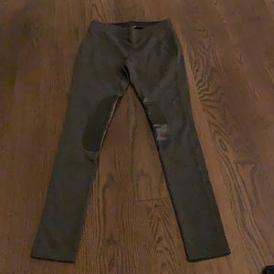 Faux leather leggings